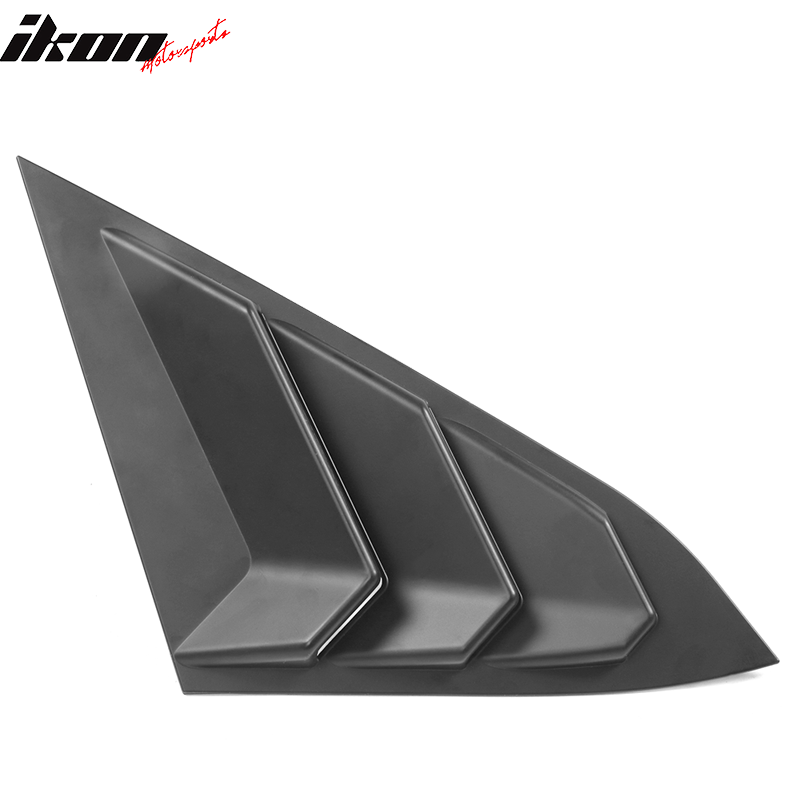 2016-2021 Honda Civic Sedan Unpainted Side Quarter Window Louvers ABS