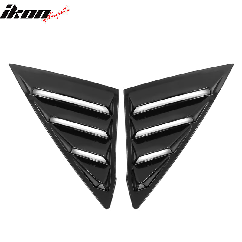 2022-2025 Honda Civic 11th Gen Sedan PC IKON Style 2PCS Window Louver