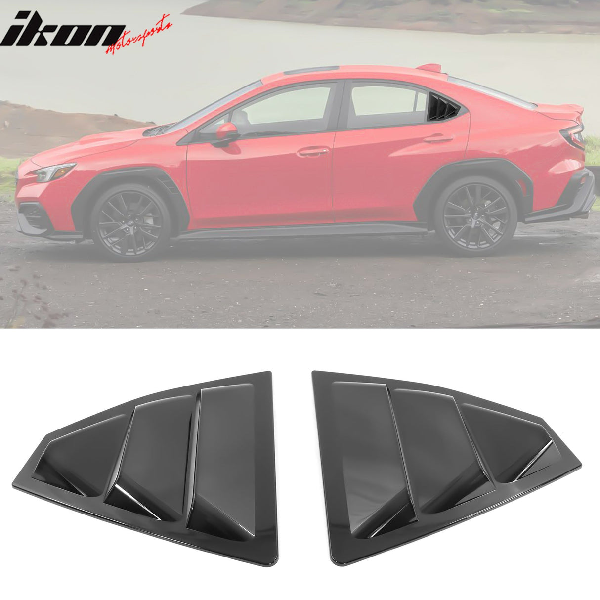2022-2025 Subaru WRX IKON Window Louver PC