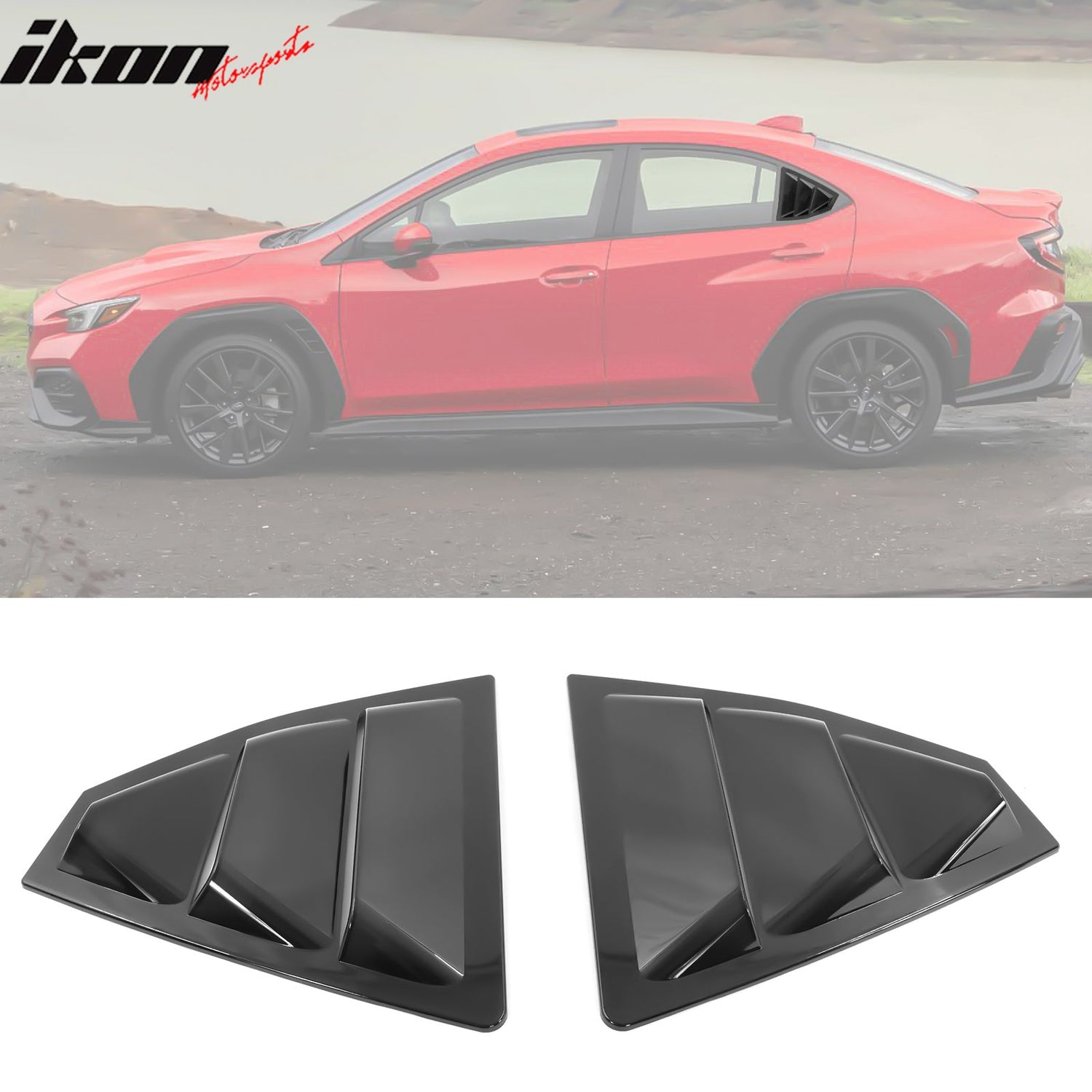 2022-2025 Subaru WRX IKON Window Louver PC
