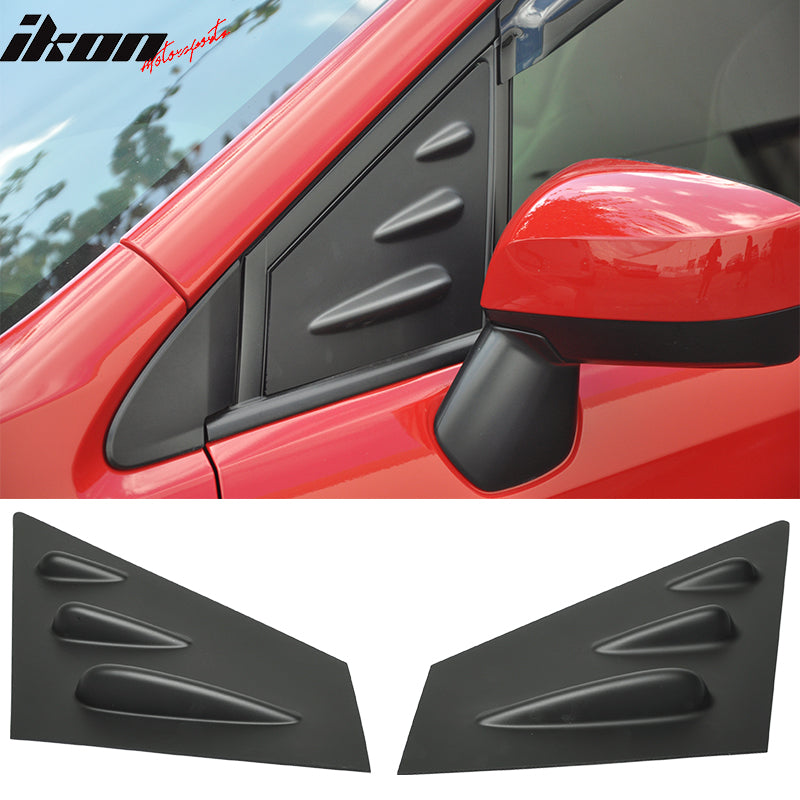 2015-2021 Subaru WRX STI Matte Black Window Louver - ABS