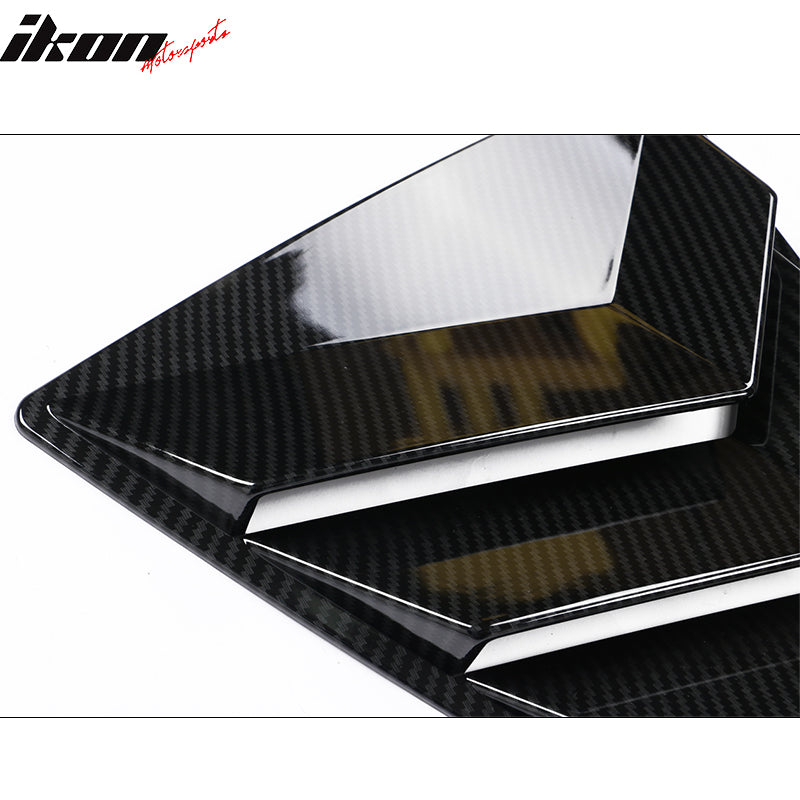 2020-2022 Toyota Corolla IKON Style Side Window Louver Visor Guard ABS