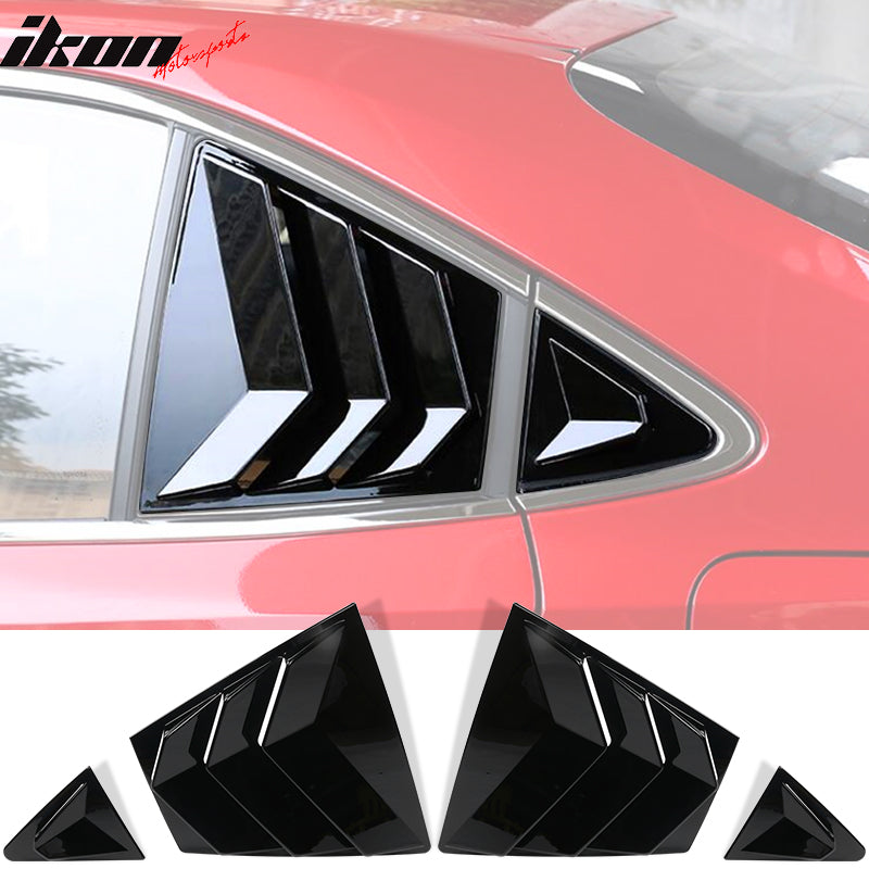 2020-2022 Toyota Corolla IKON Style Side Window Louver Visor Guard ABS