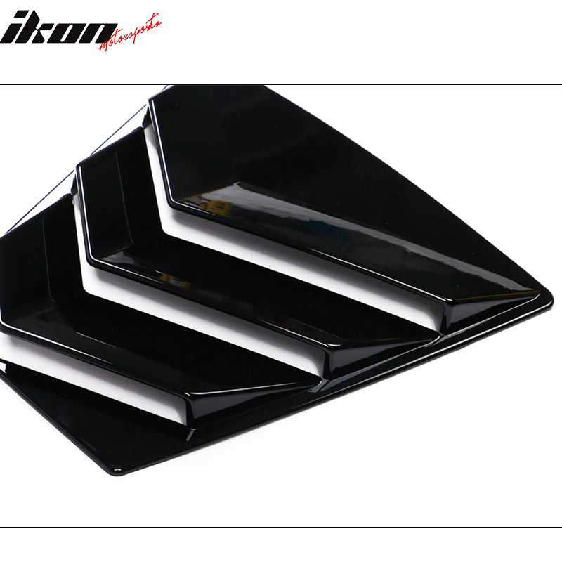 2020-2022 Toyota Corolla IKON Style Side Window Louver Visor Guard ABS