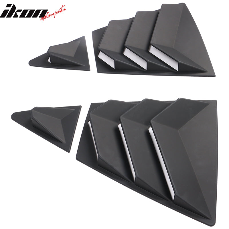 2020-2022 Toyota Corolla IKON Style Side Window Louver Visor Guard ABS