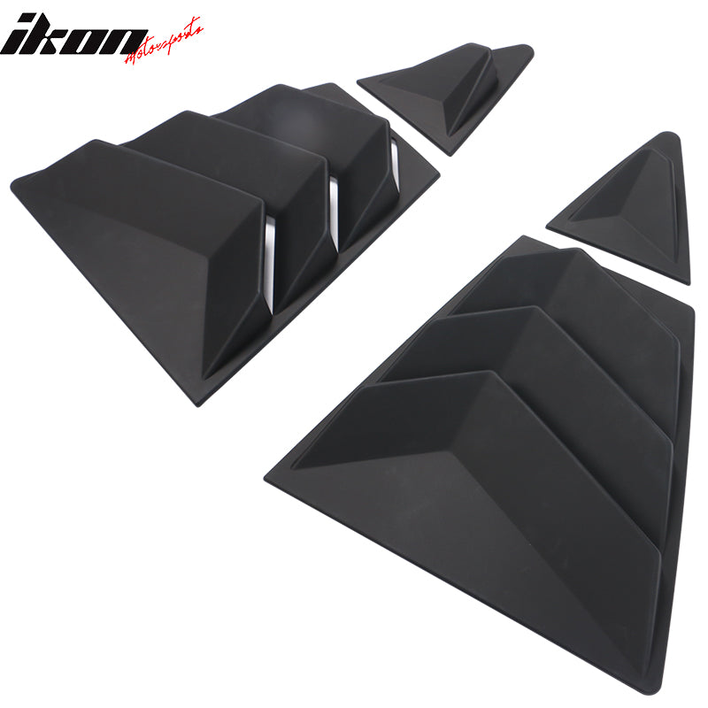 2020-2022 Toyota Corolla IKON Style Side Window Louver Visor Guard ABS