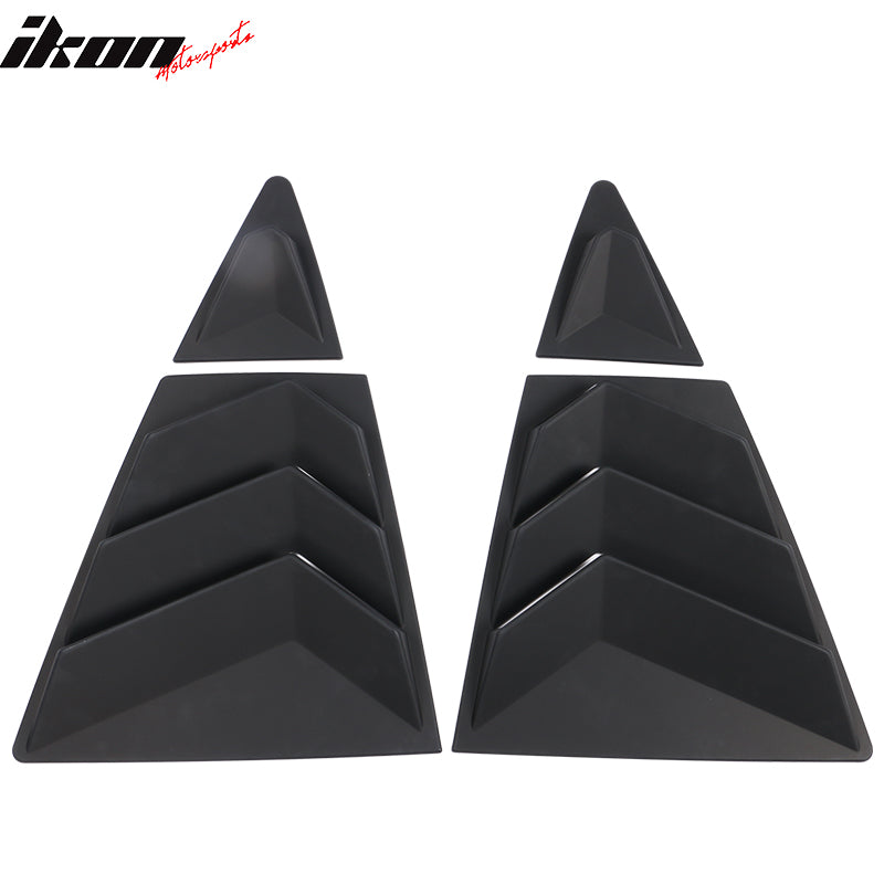 2020-2022 Toyota Corolla IKON Style Side Window Louver Visor Guard ABS