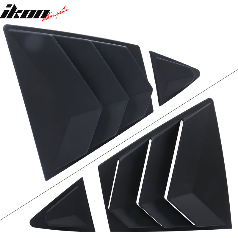 2020-2022 Toyota Corolla IKON Style Side Window Louver Visor Guard ABS