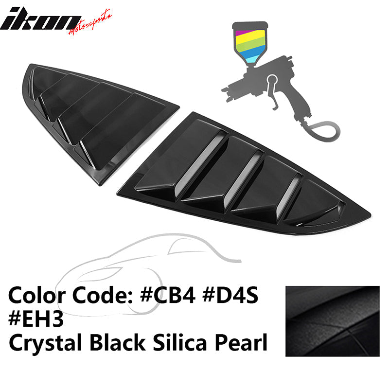 2022-2025 Subaru BRZ Toyota GR86 2DR IKON Style Window Louver PC