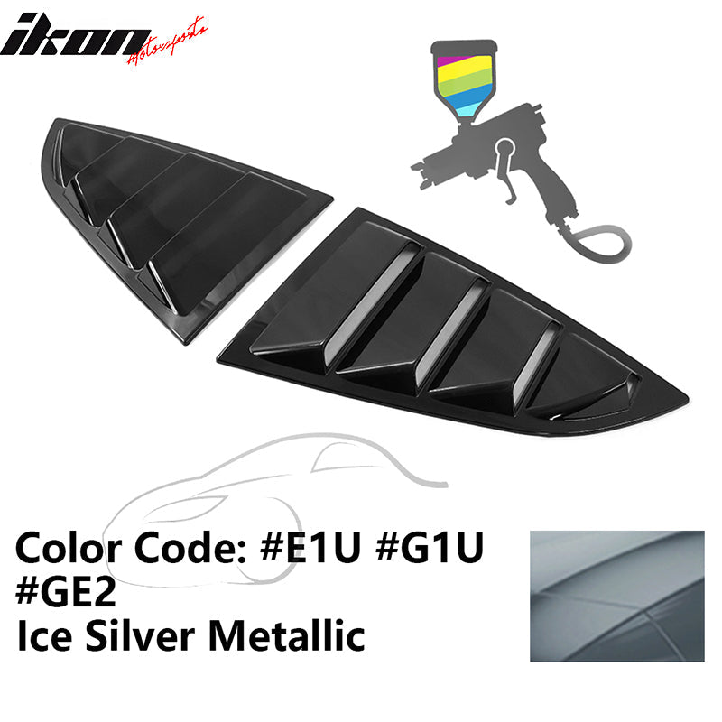 2022-2025 Subaru BRZ Toyota GR86 2DR IKON Style Window Louver PC