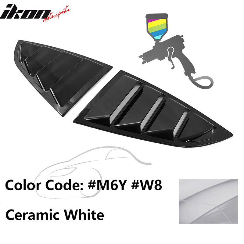 2022-2025 Subaru BRZ Toyota GR86 2DR IKON Style Window Louver PC