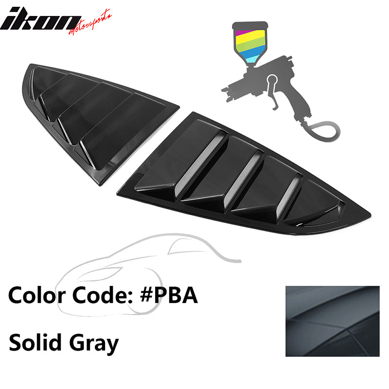 2022-2025 Subaru BRZ Toyota GR86 2DR IKON Style Window Louver PC