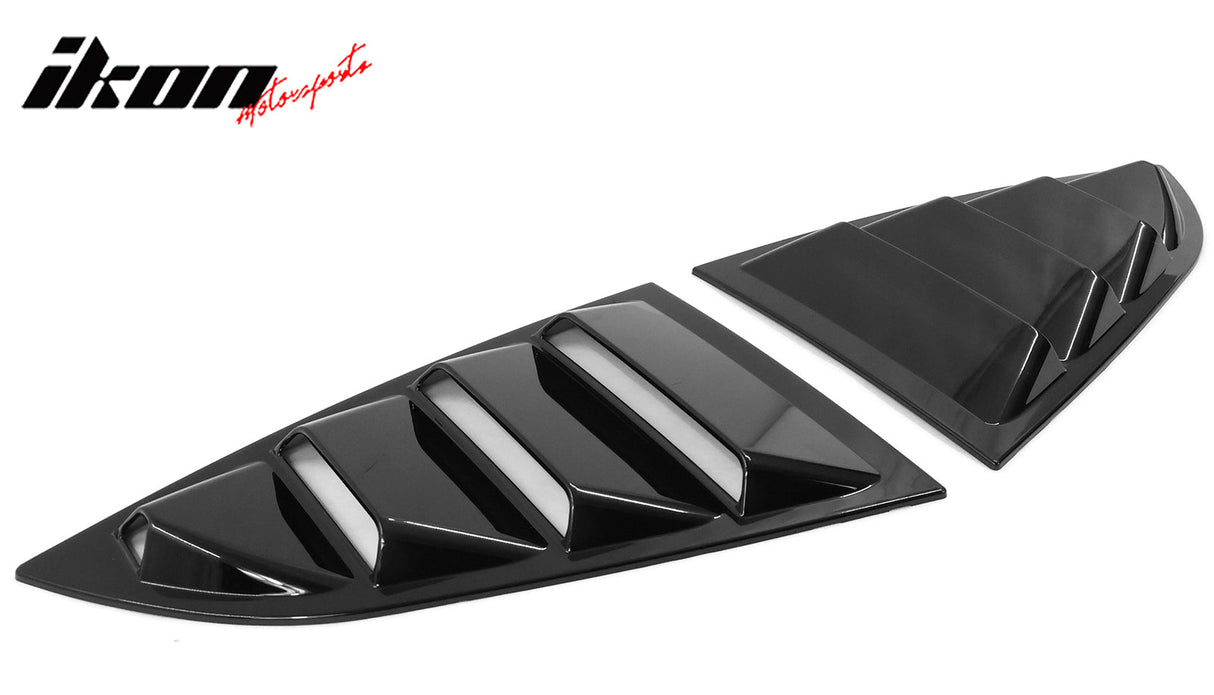 2022-2025 Subaru BRZ Toyota GR86 2DR IKON Style Window Louver PC