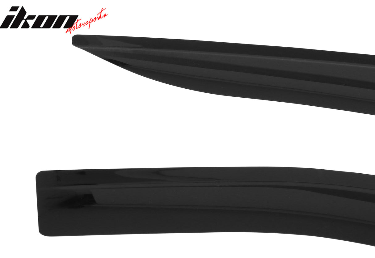 2019-2025 Silverado & Sierra Crew Cab Low Profile Style Window Visors