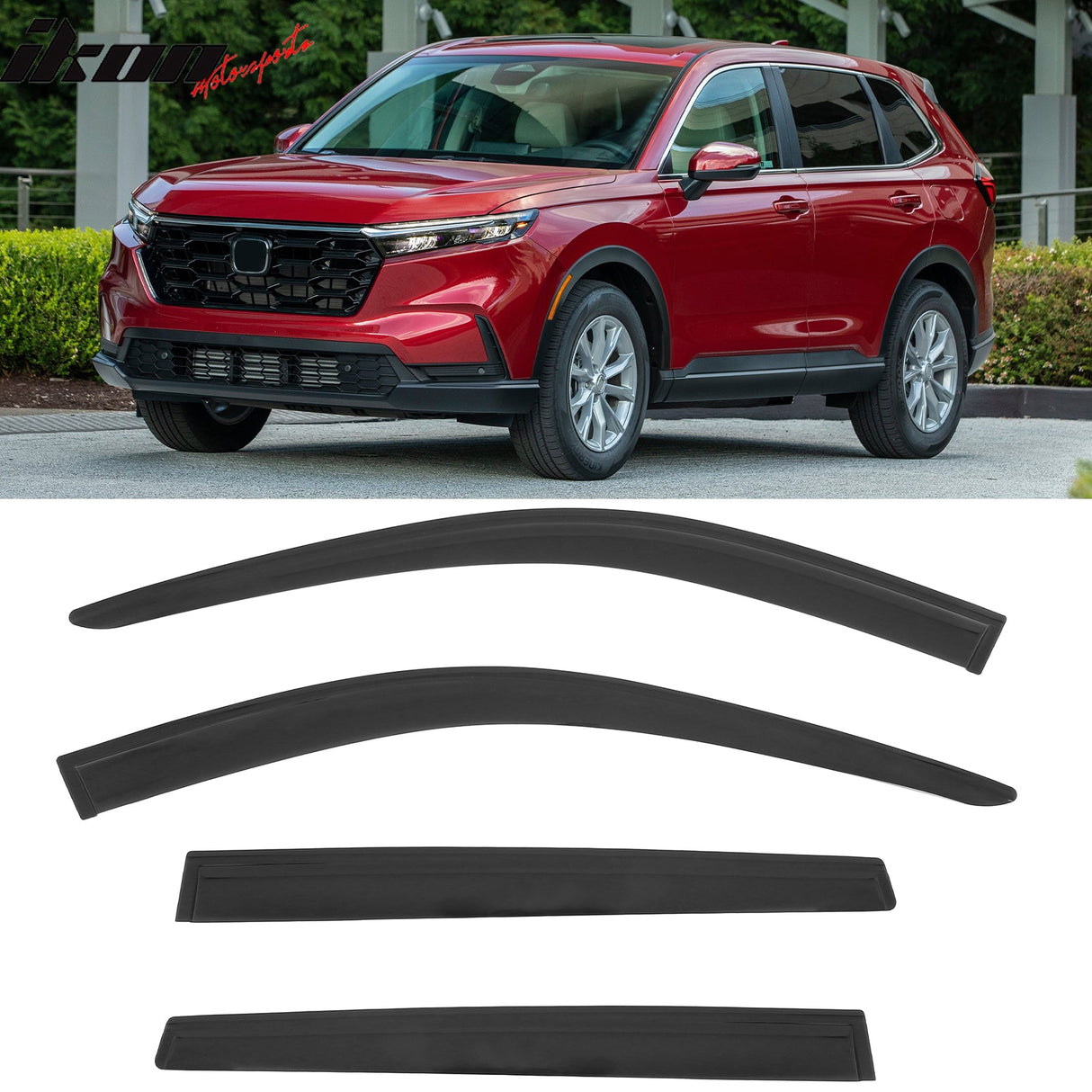 2023-2025 Honda CR-V Low Profile Style Tape on Window Visors Guards