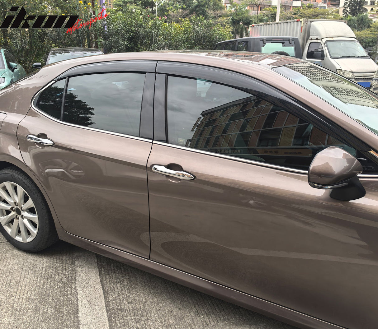 2018-2024 Toyota Camry Low Profile Style Tape on Window Visors Guards