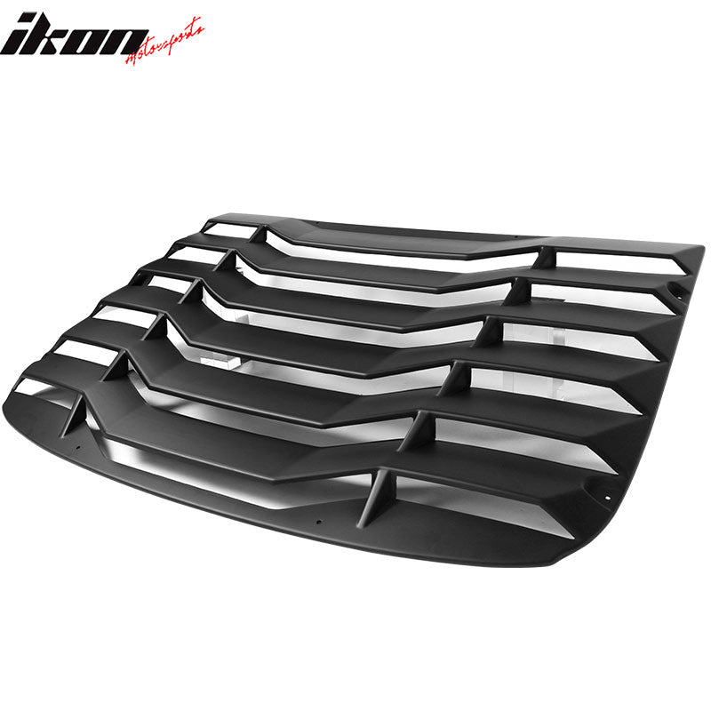 2014-2020 BMW F32 4 Series Coupe Matte Black Window Louver ABS