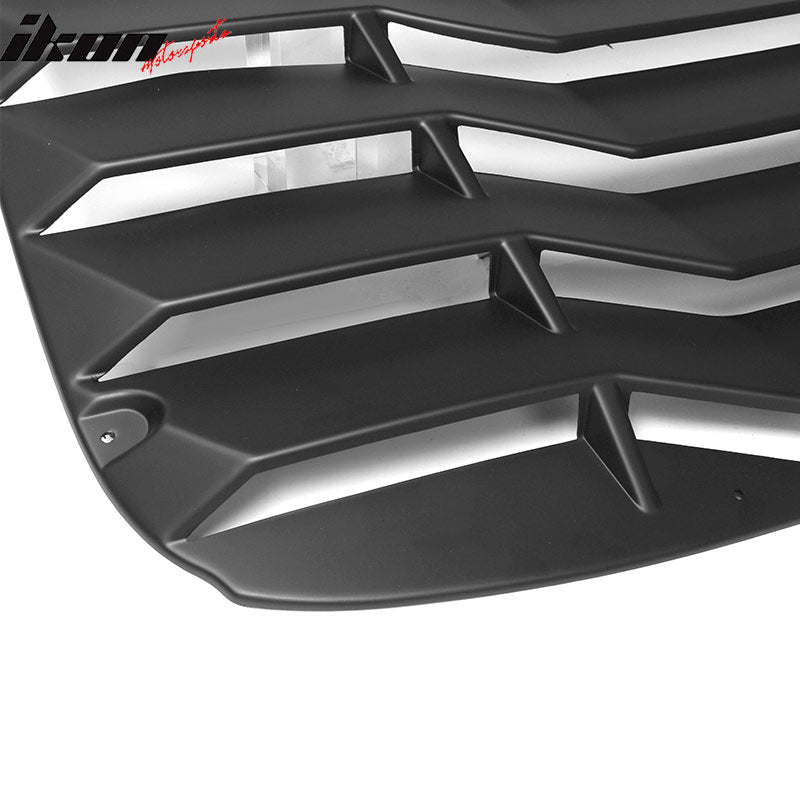 2014-2020 BMW F32 4 Series Coupe Matte Black Window Louver ABS