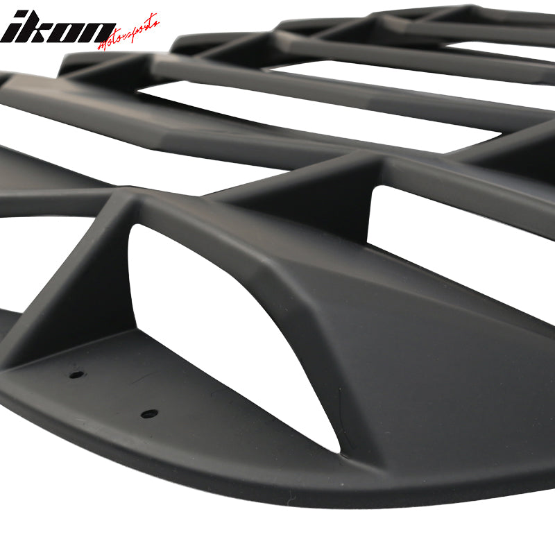 2016-2024 Chevy Camaro IKON Rear Window Louvers Cover Sun Shade ABS