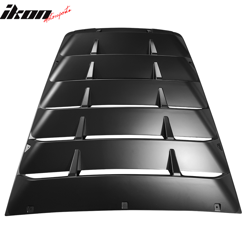 2014-2019 Chevy Corvette C7 Classic Style Side Rear Window Louvers ABS