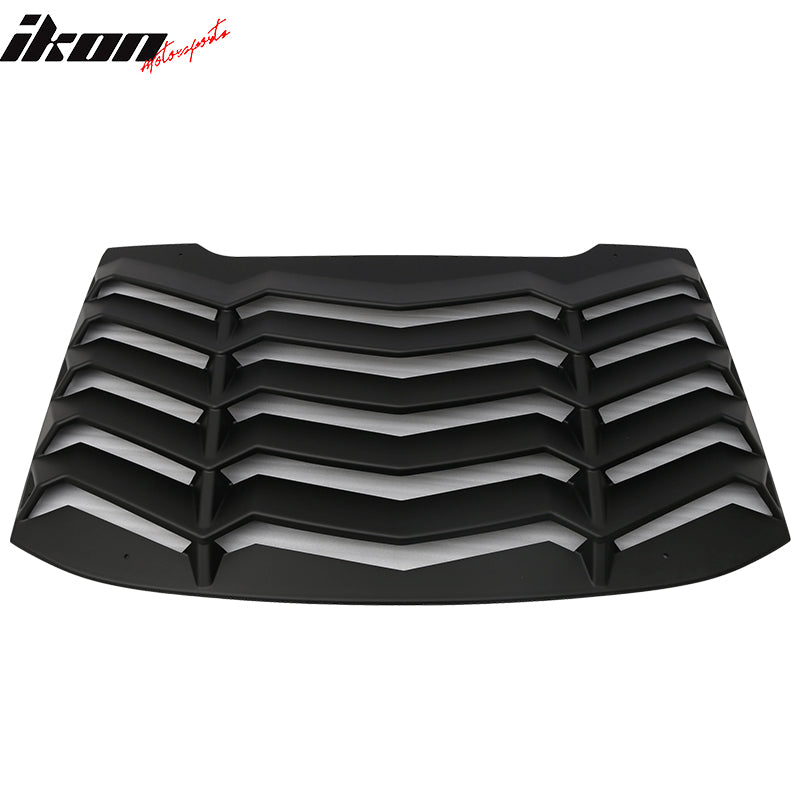 2016-2019 Chevy Cruze Unpainted Rear Window Louvers ABS