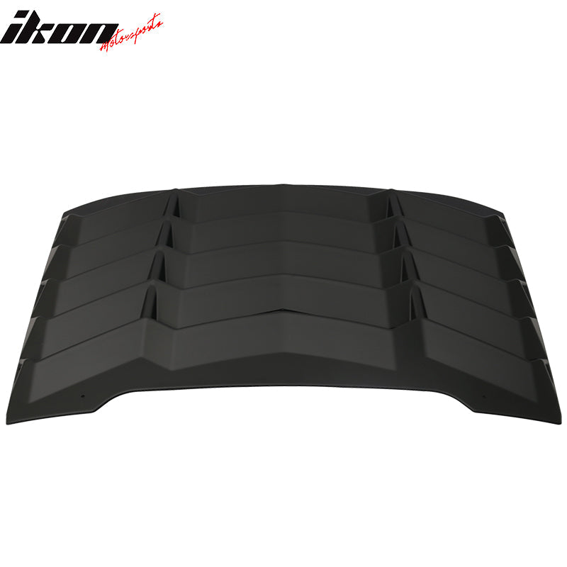 2016-2019 Chevy Cruze Unpainted Rear Window Louvers ABS