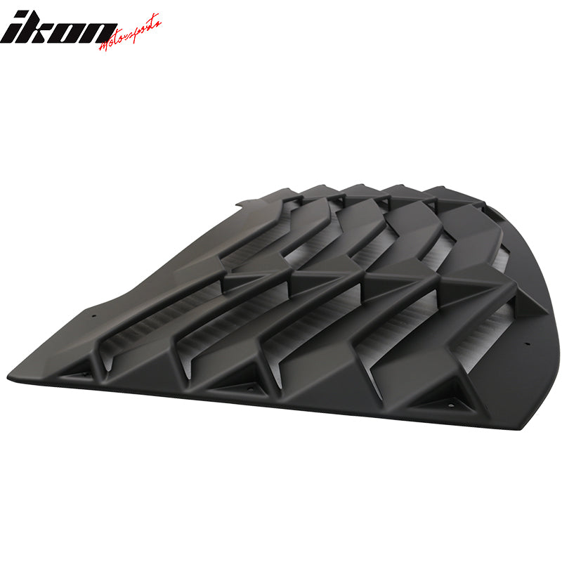 2016-2019 Chevy Cruze Unpainted Rear Window Louvers ABS