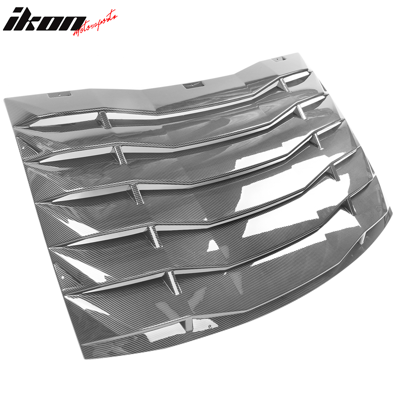 2011-2023 Dodge Charger V1 Side & Rear Window Louver Cover CF Print