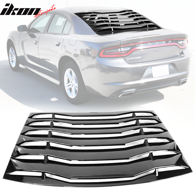 2011-2023 Dodge Charger IKON Style Window Louver ABS