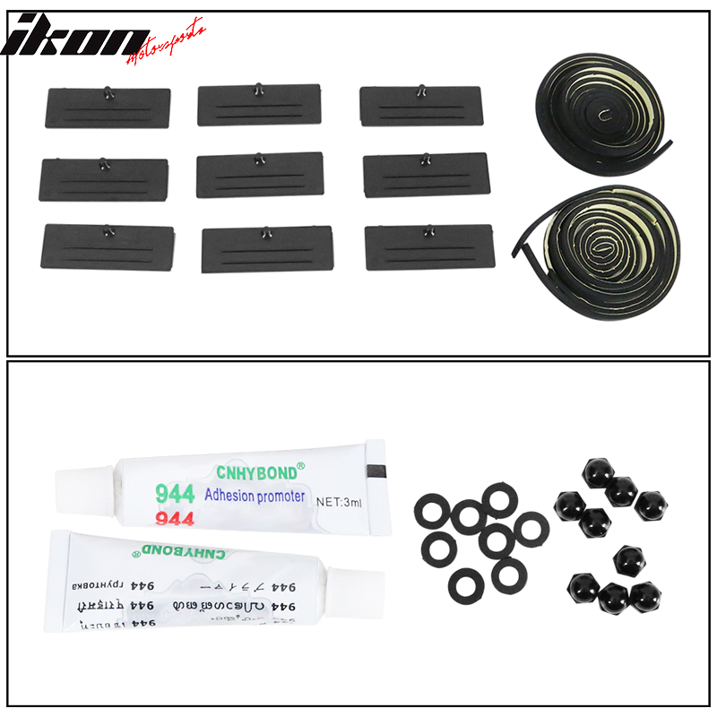 2011-2023 Dodge Charger IKON Style Window Louver ABS