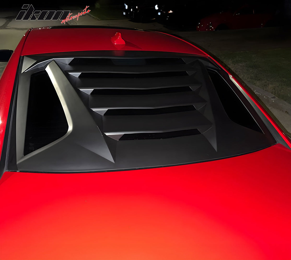 2011-2023 Dodge Charger IKON V2 Style Window Louver ABS
