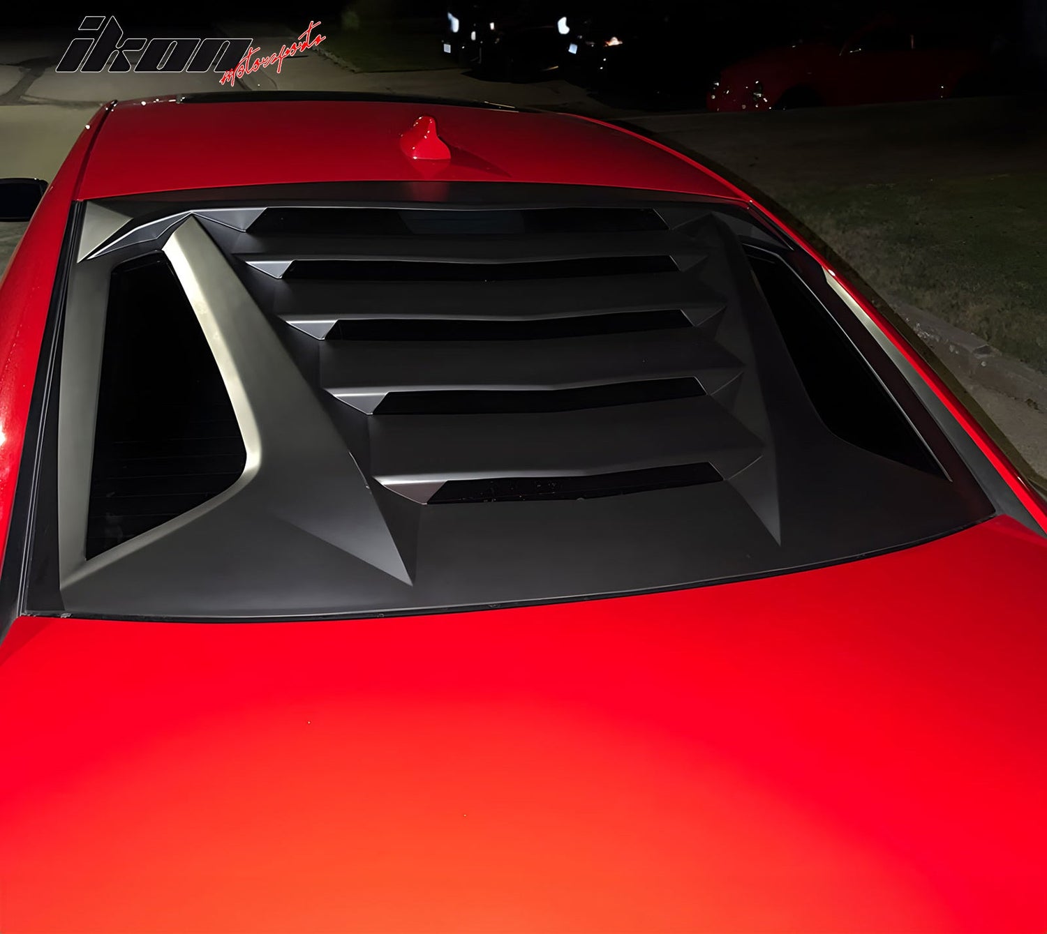 2011-2023 Dodge Charger IKON V2 Style Window Louver ABS