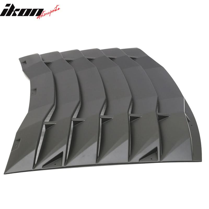 2011-2023 Dodge Charger Unpainted Rear Window Louver Side Vent ABS PP