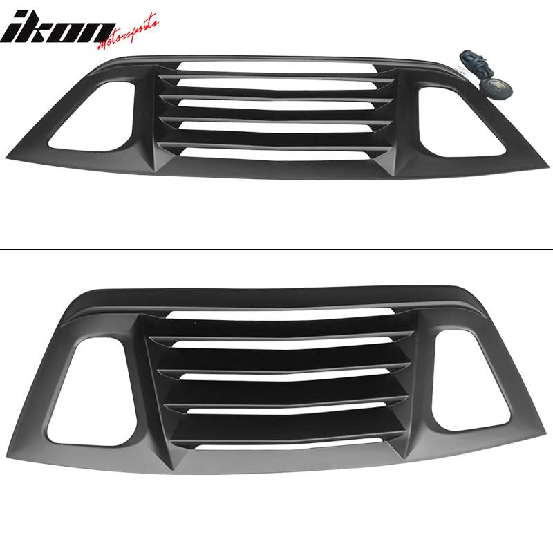 2008-2023 Dodge Challenger V2 Style Window Louver Gloss ABS