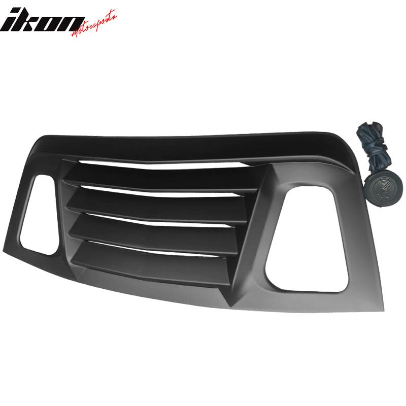 2008-2023 Dodge Challenger Unpainted Rear Window Louver Side Vent ABS