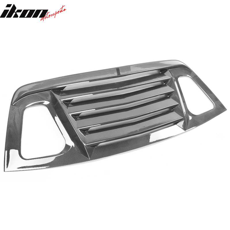 2008-2023 Dodge Challenger XE V2 CFL Rear Side Window Louver Scoops