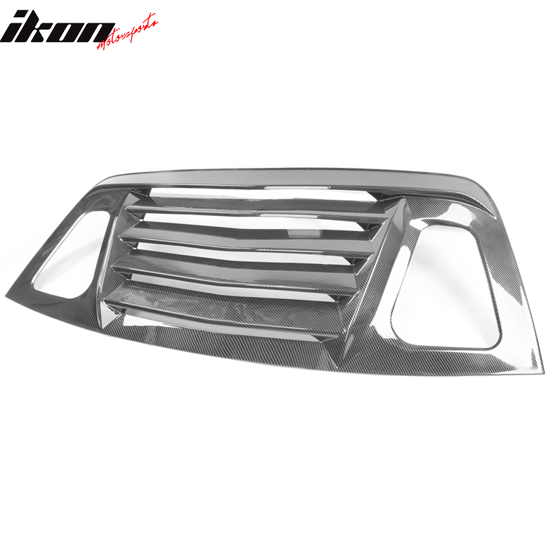 2008-2023 Dodge Challenger XE V2 CFL Rear Side Window Louver Scoops