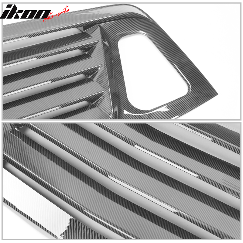 2008-2023 Dodge Challenger V2 Style Window Louver Gloss ABS