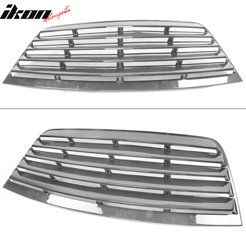 2008-2023 Dodge Challenger XE Style CFL Rear Side Window Louver Scoops