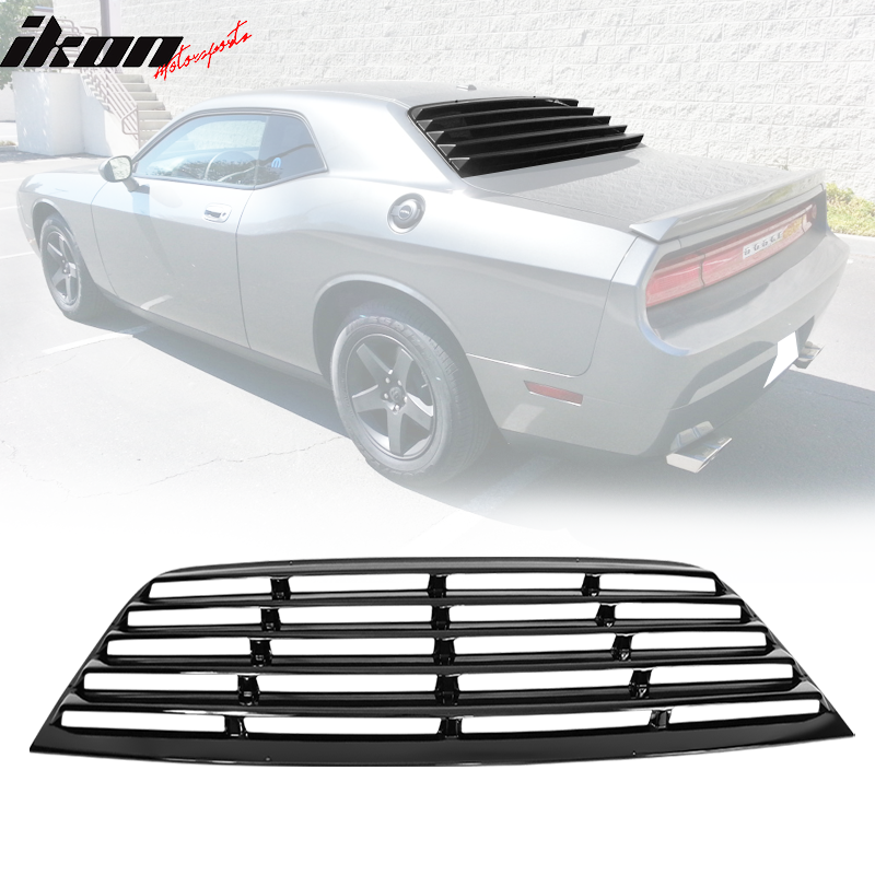2008-2023 Dodge Challenger Rear Window Scoop Louver Vent