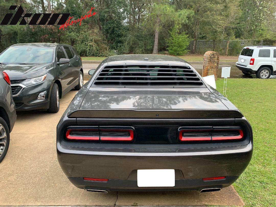 2008-2023 Dodge Challenger Rear Window Scoop Louver Vent