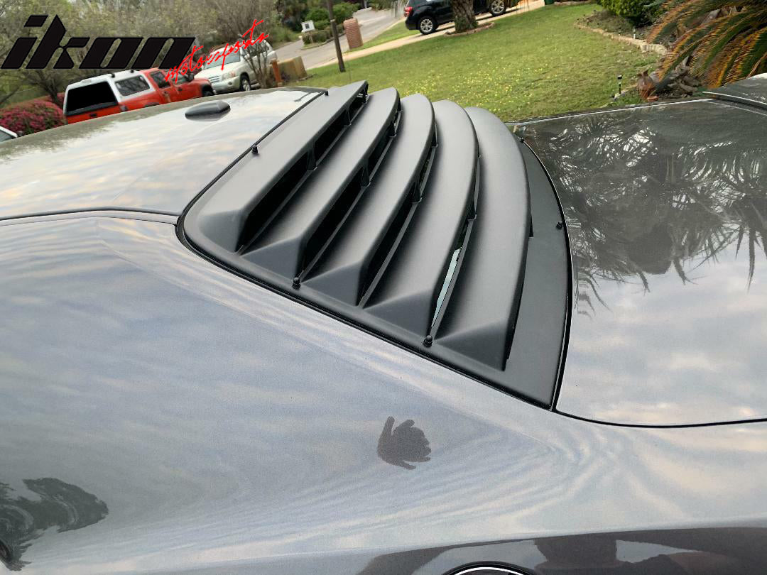 2008-2023 Dodge Challenger Rear Window Scoop Louver Vent