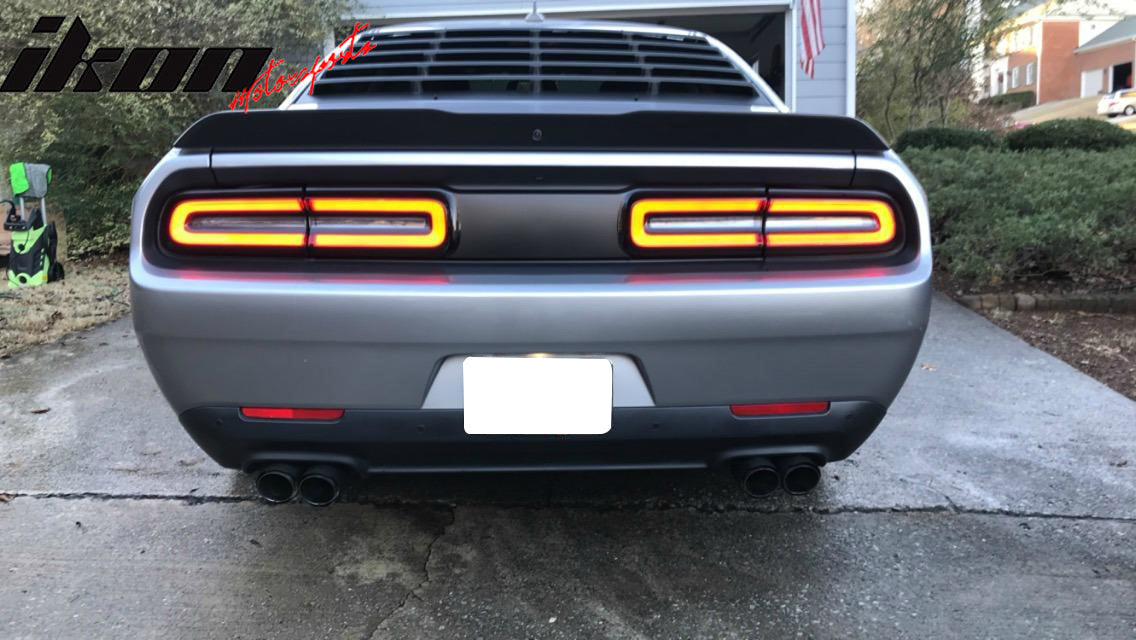 2008-2023 Dodge Challenger Rear Window Scoop Louver Vent