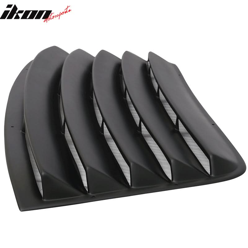 2008-2023 Dodge Challenger XE V2 Style Rear Side Window Louver PP PU