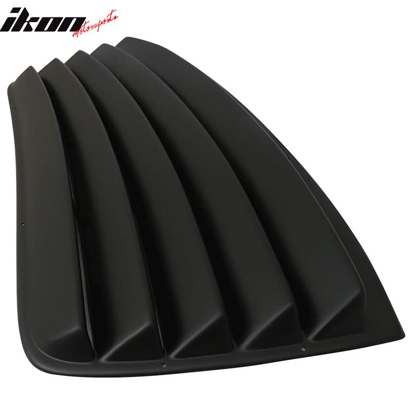 2008-2023 Dodge Challenger XE V2 Style Rear Side Window Louver PP PU