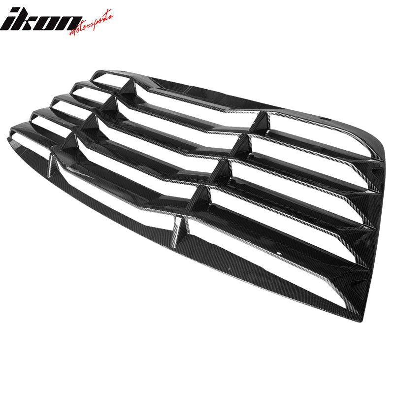 2008-2023 Dodge Challenger V2 Style Rear Window Louver PP