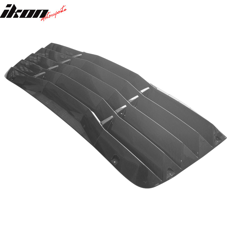 2008-2023 Dodge Challenger V2 Style Rear Window Louver PP