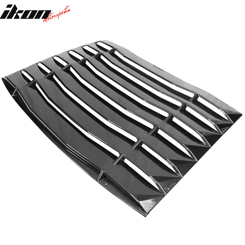 2005-2014 Ford Mustang IKON Style Rear Window Louvers ABS