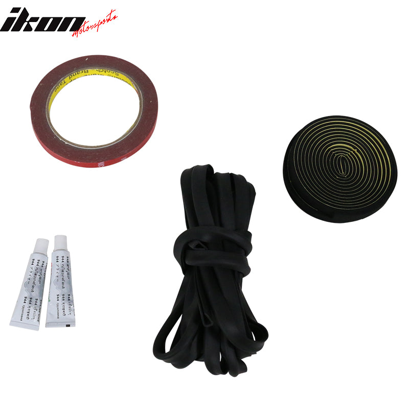 2005-2014 Ford Mustang IKON Style Rear Window Louvers ABS