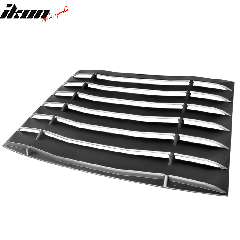 2005-2014 Ford Mustang Rear Unpainted Window Louvers Side Vent Scoops